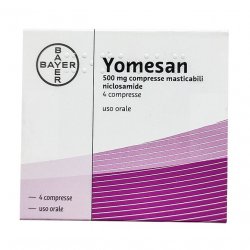 Йомесан (Никлозамид) таблетки 500мг BAYER №4 в Тюмени и области фото